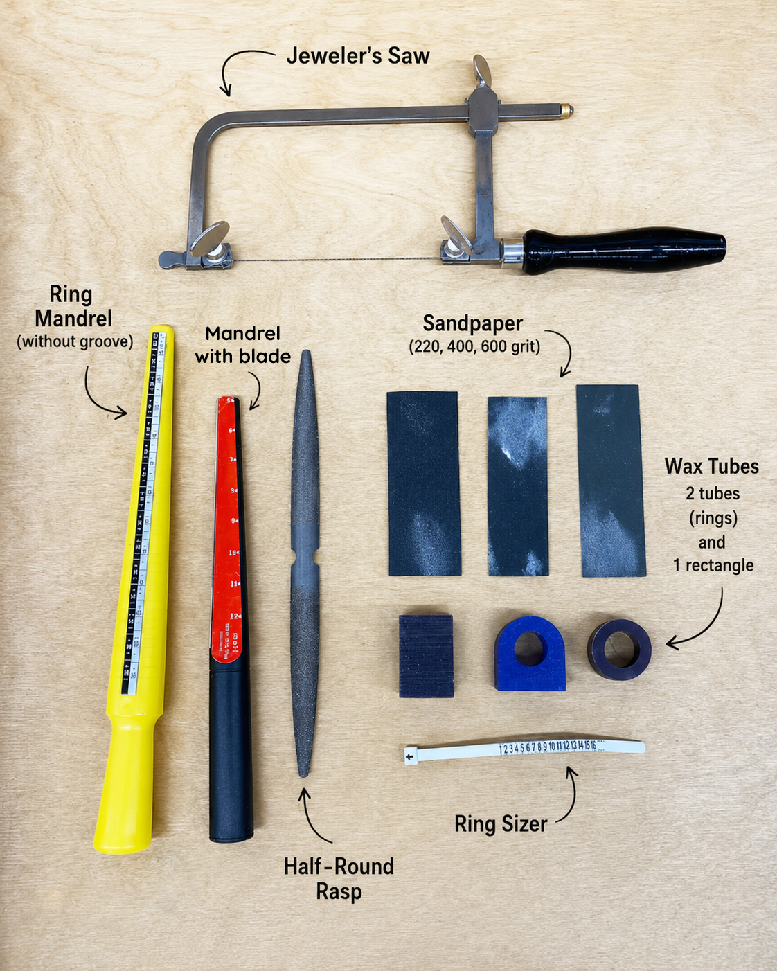 Kit de fabrication de bijoux en cire
