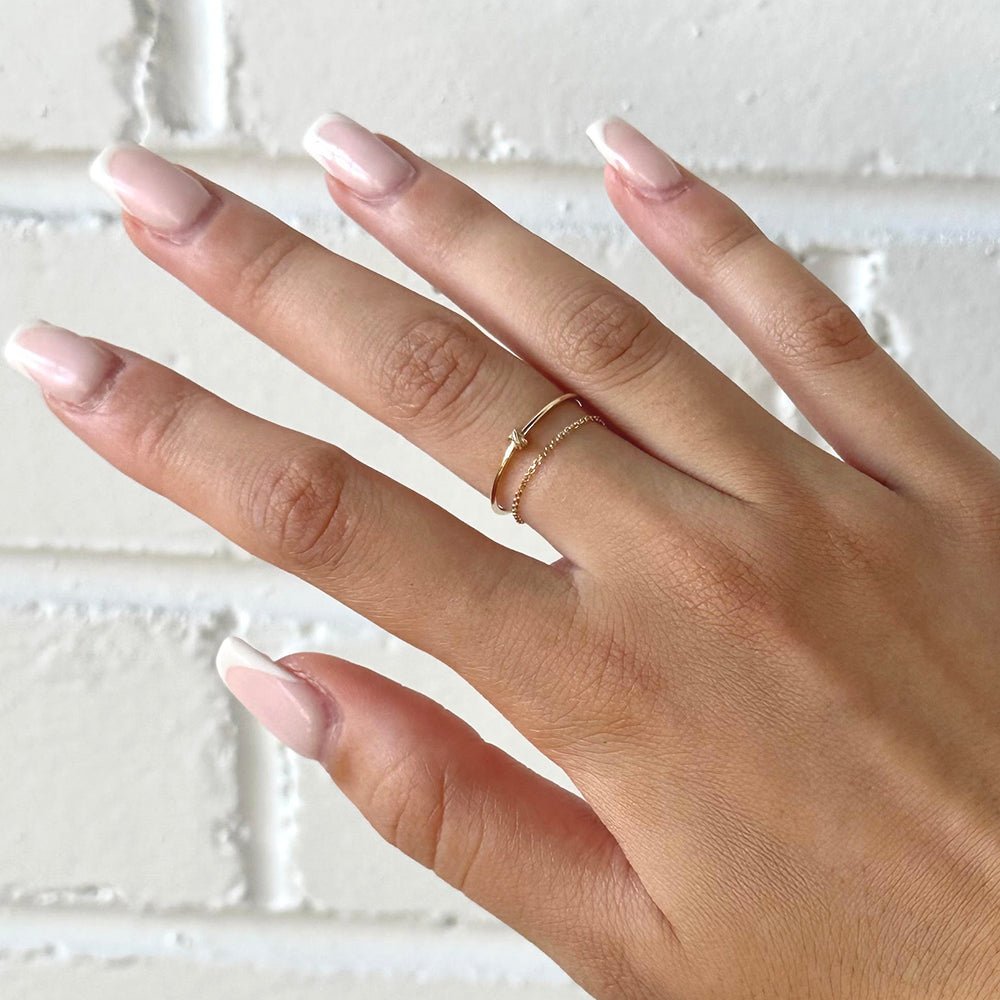 Chain Ring - 10k Yellow Gold - Camillette