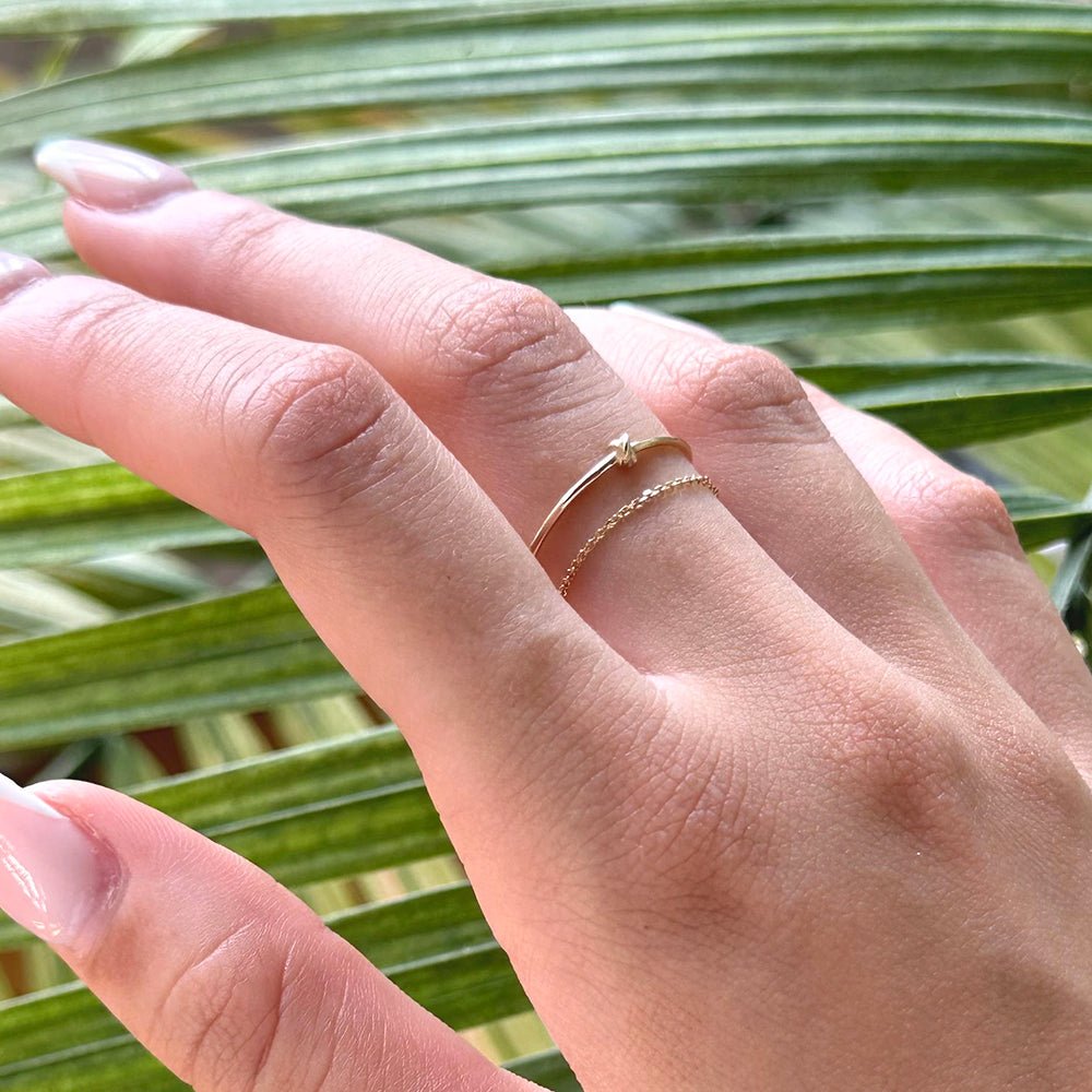 Chain Ring - 10k Yellow Gold - Camillette