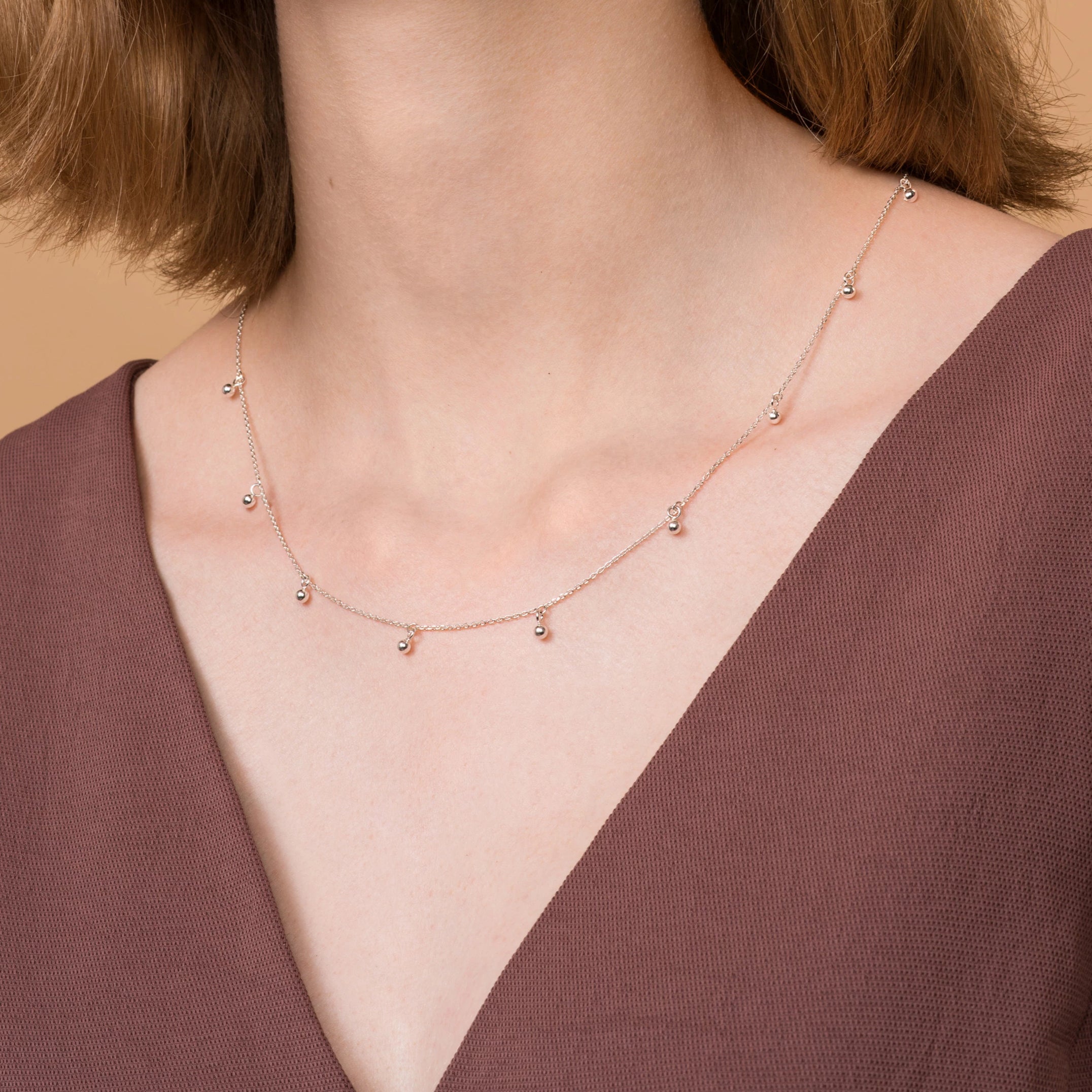 Gypsy Necklace – Sterling Silver - Camillette