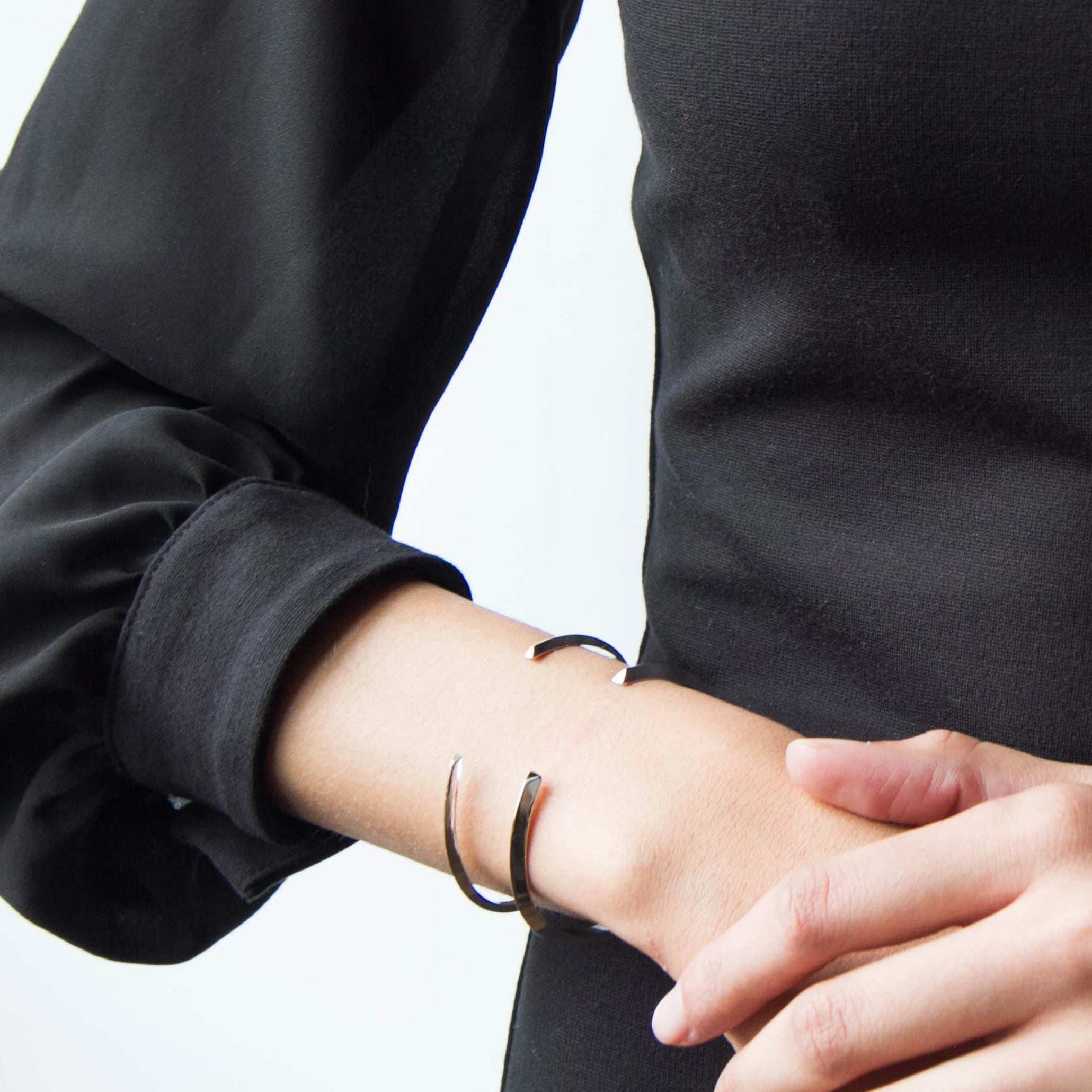 Open Bracelet – Sterling Silver - Camillette