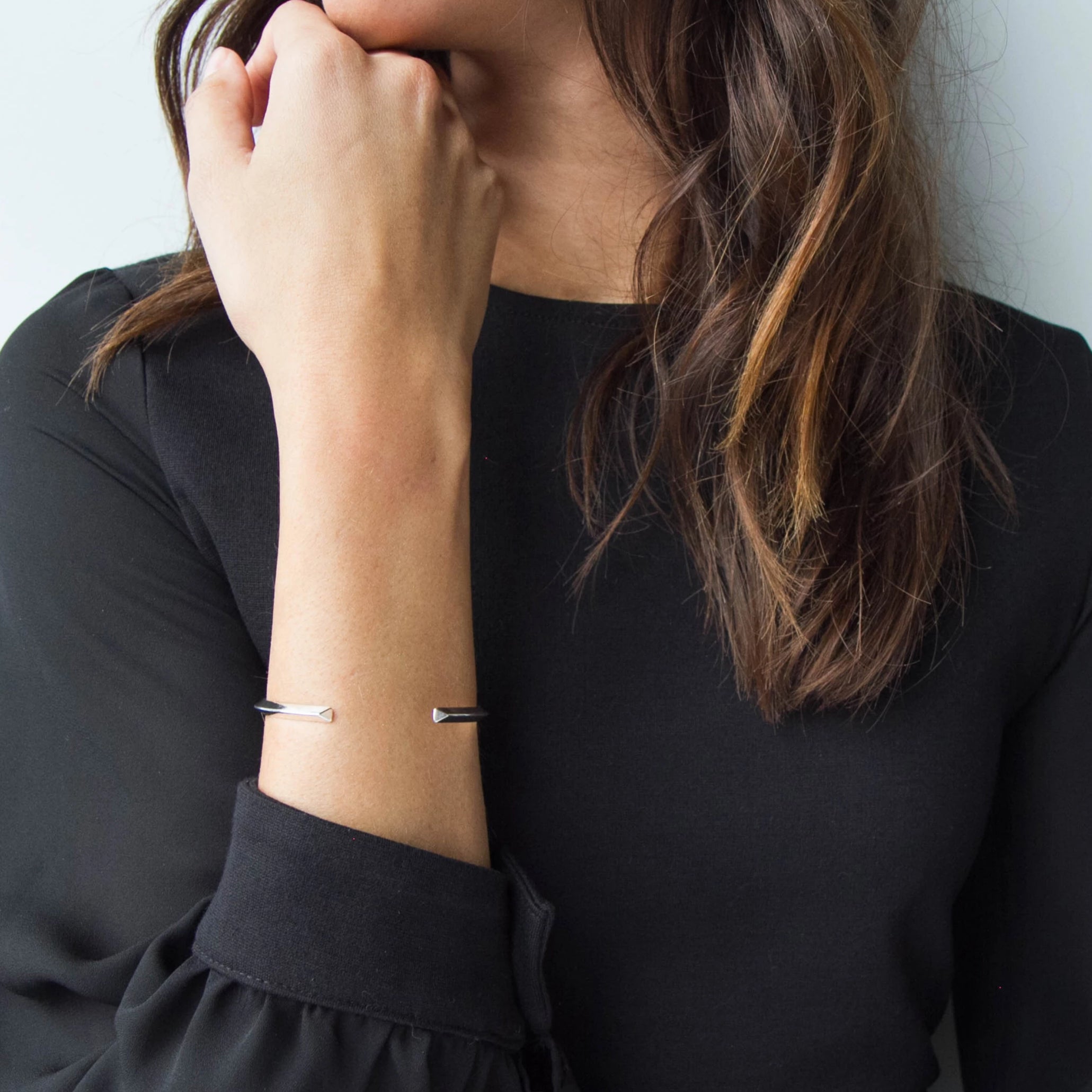 Open Bracelet – Sterling Silver - Camillette