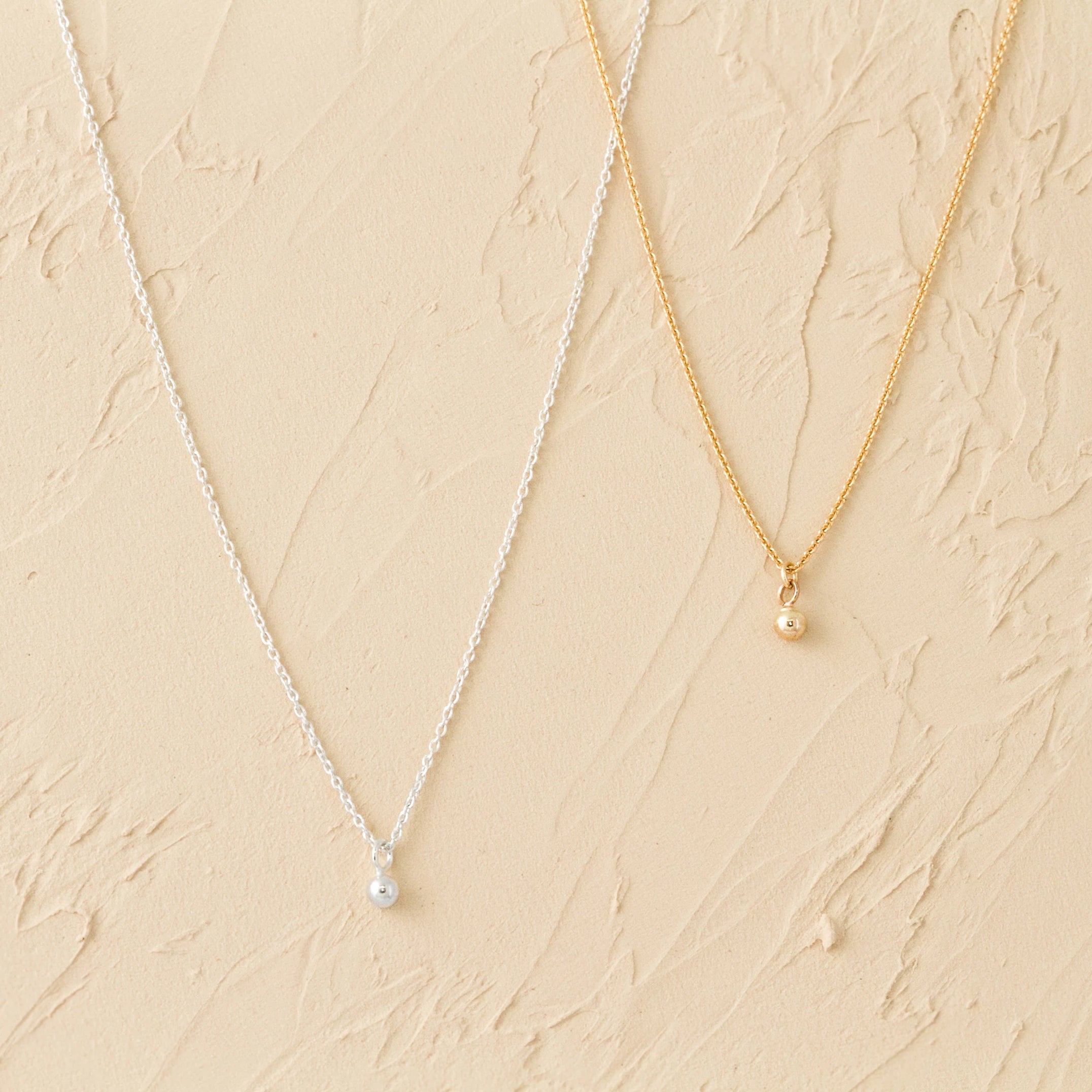 Orb Necklace – 10k and 14k Gold - Camillette