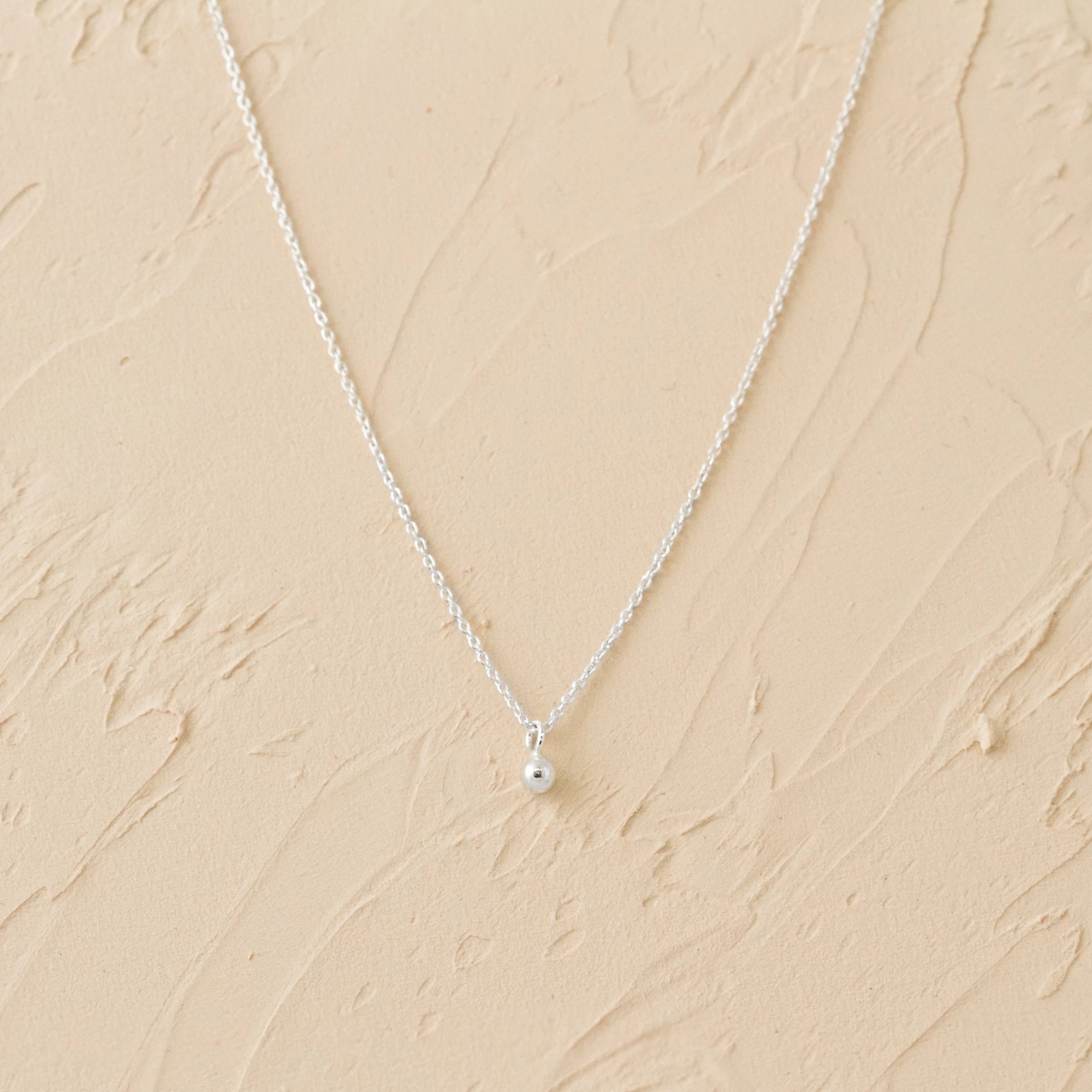 Orb Necklace – Sterling Silver - Camillette