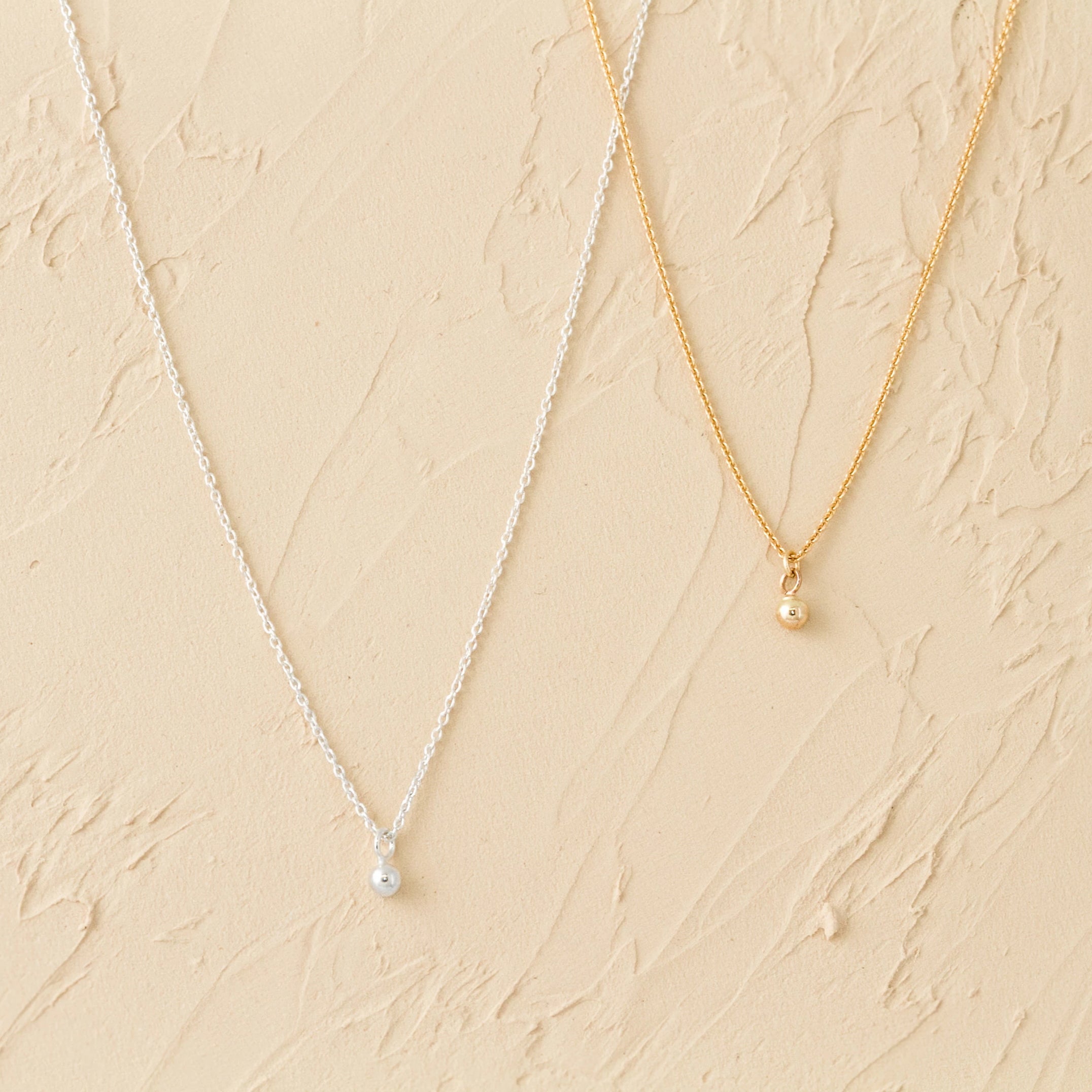 Orb Necklace – Sterling Silver - Camillette