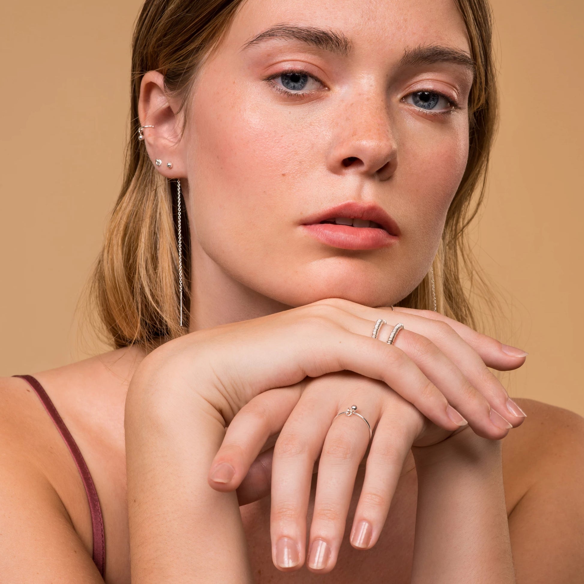 Slide Ring - Sterling Silver - Camillette