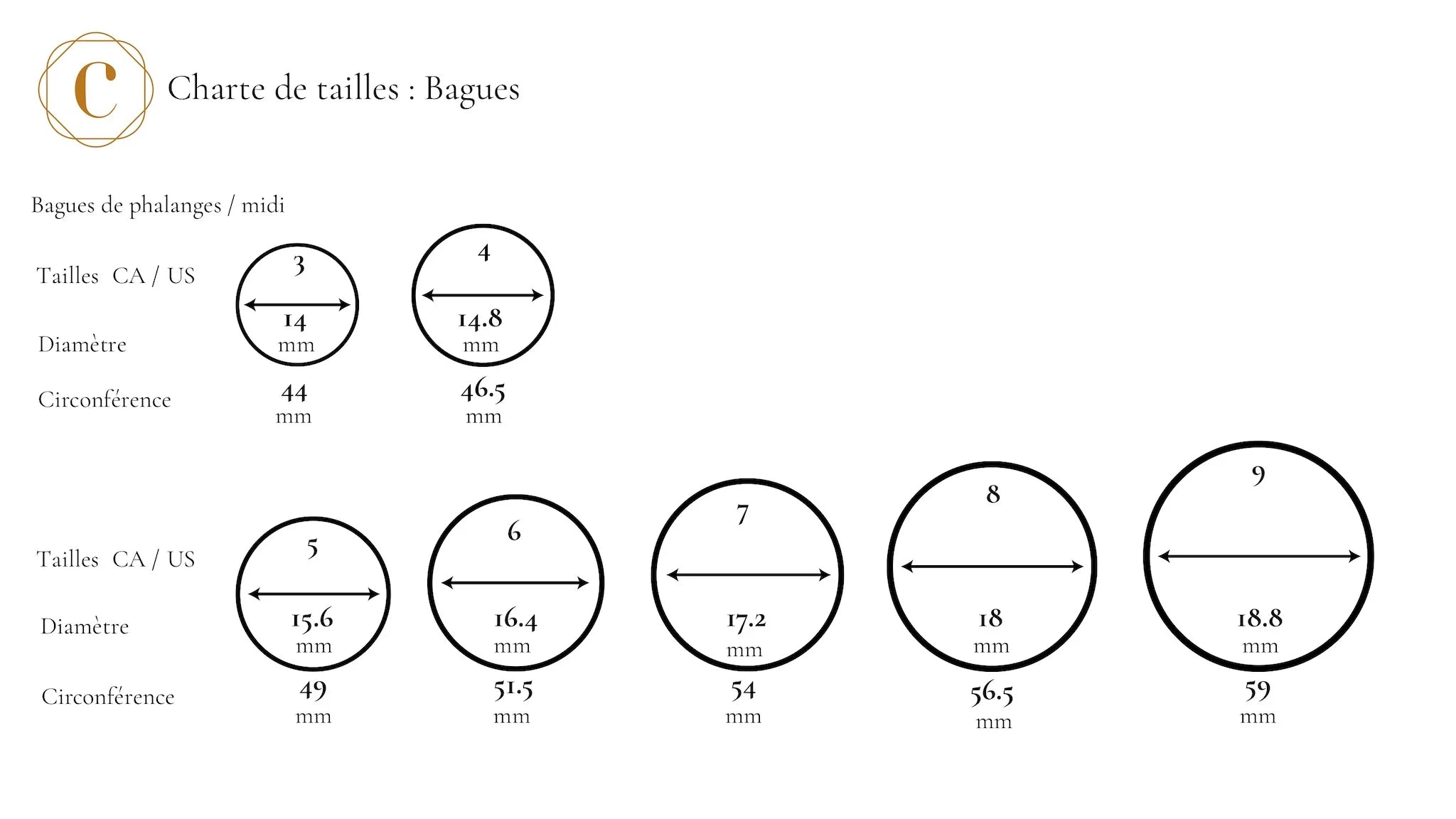 X Ring – 14k Yellow Gold - Camillette