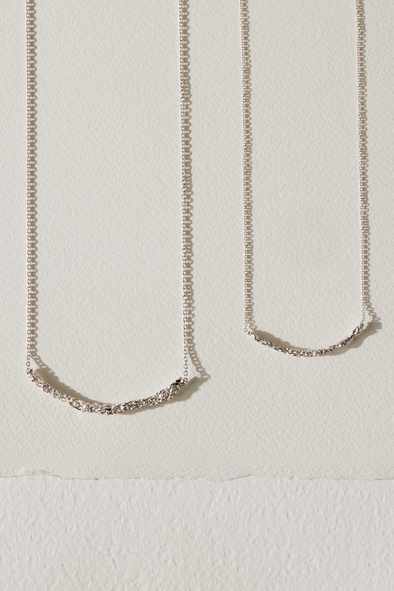 Fusion necklace, small and large