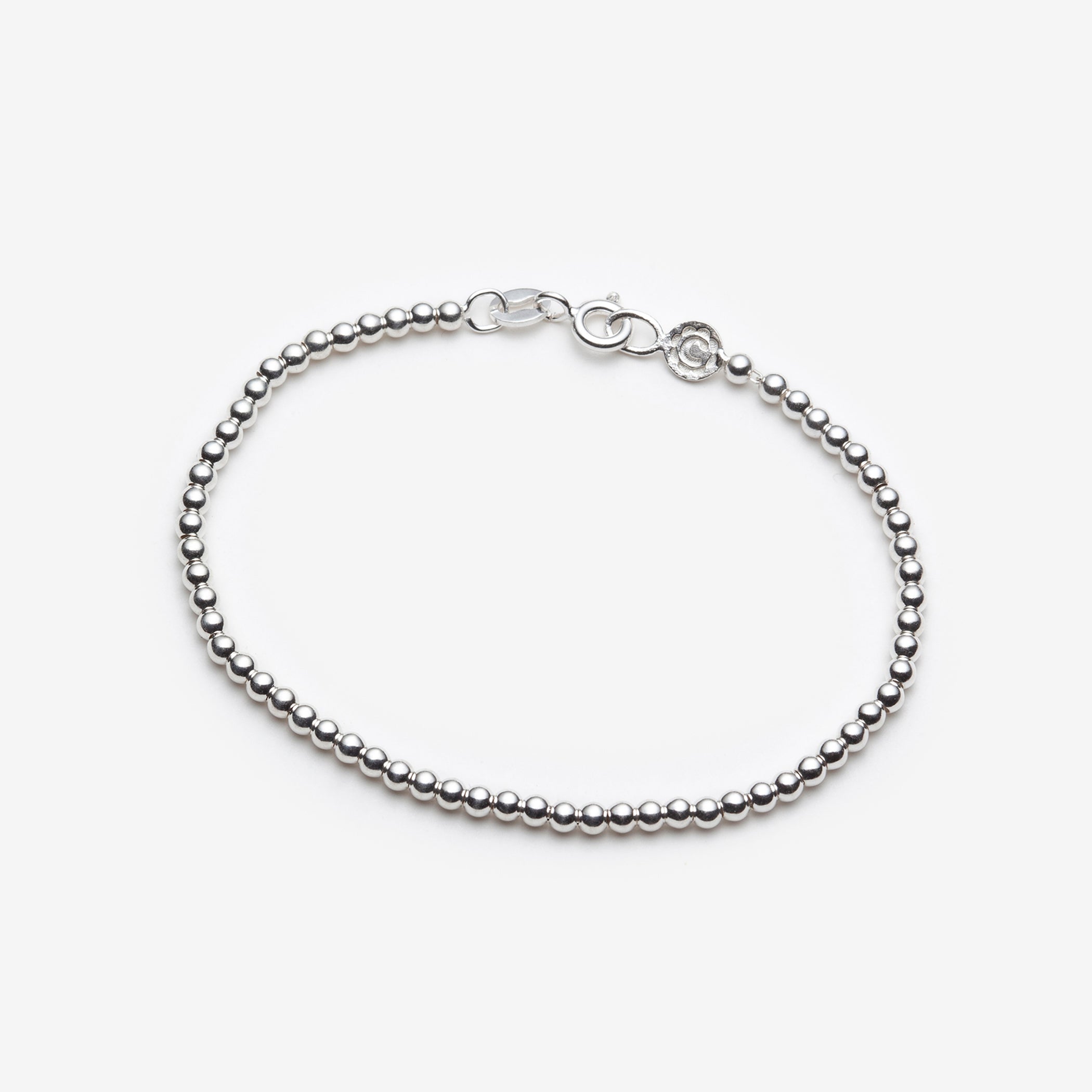 Bead Bracelet - Sterling Silver - Camillette