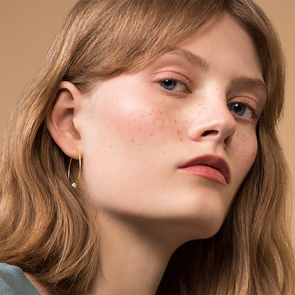 Hoop Earrings Prelude – Gold Filled – Small/Medium - Camillette