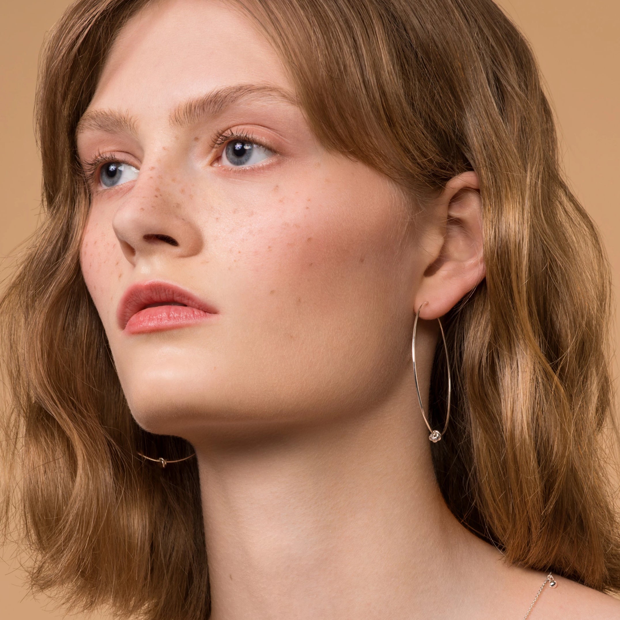 Hoops Earrings – Silver – Large - Camillette