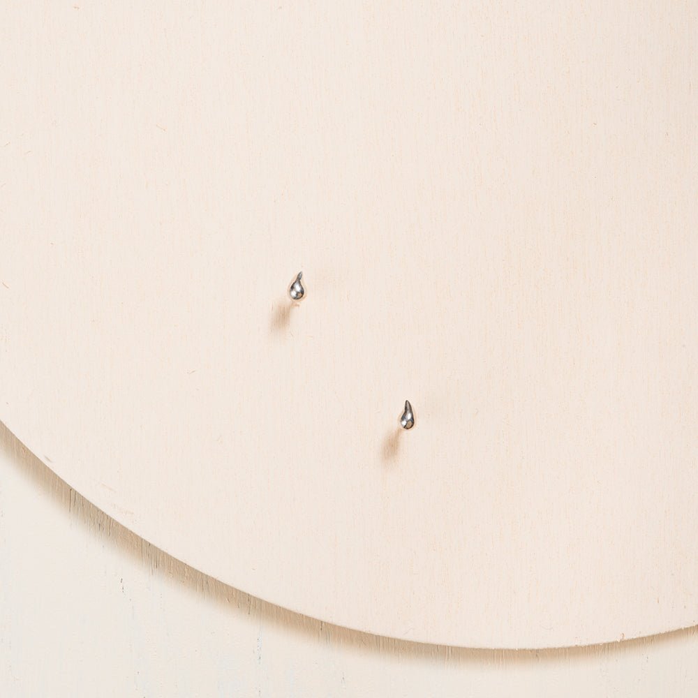 Paisley Stud Earrings - Sterling Silver - Camillette