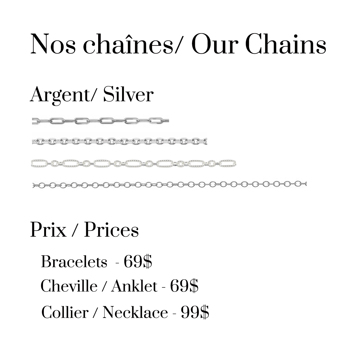 Permanent Jewelry - Camillette