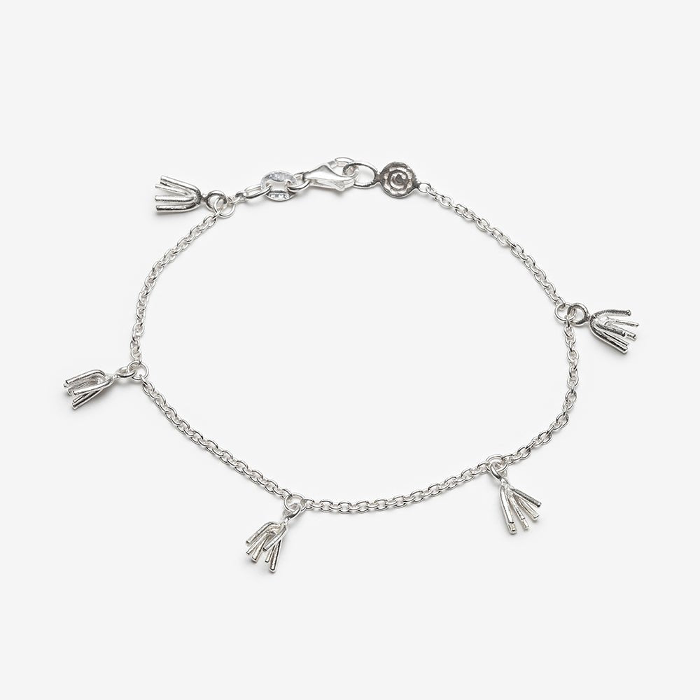 Spark Trail Charm Bracelet - Silver Sterling - Camillette