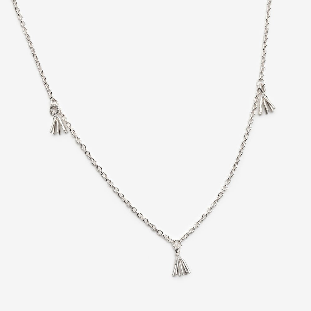 Sparks Trail Necklace - Sterling Silver - Camillette