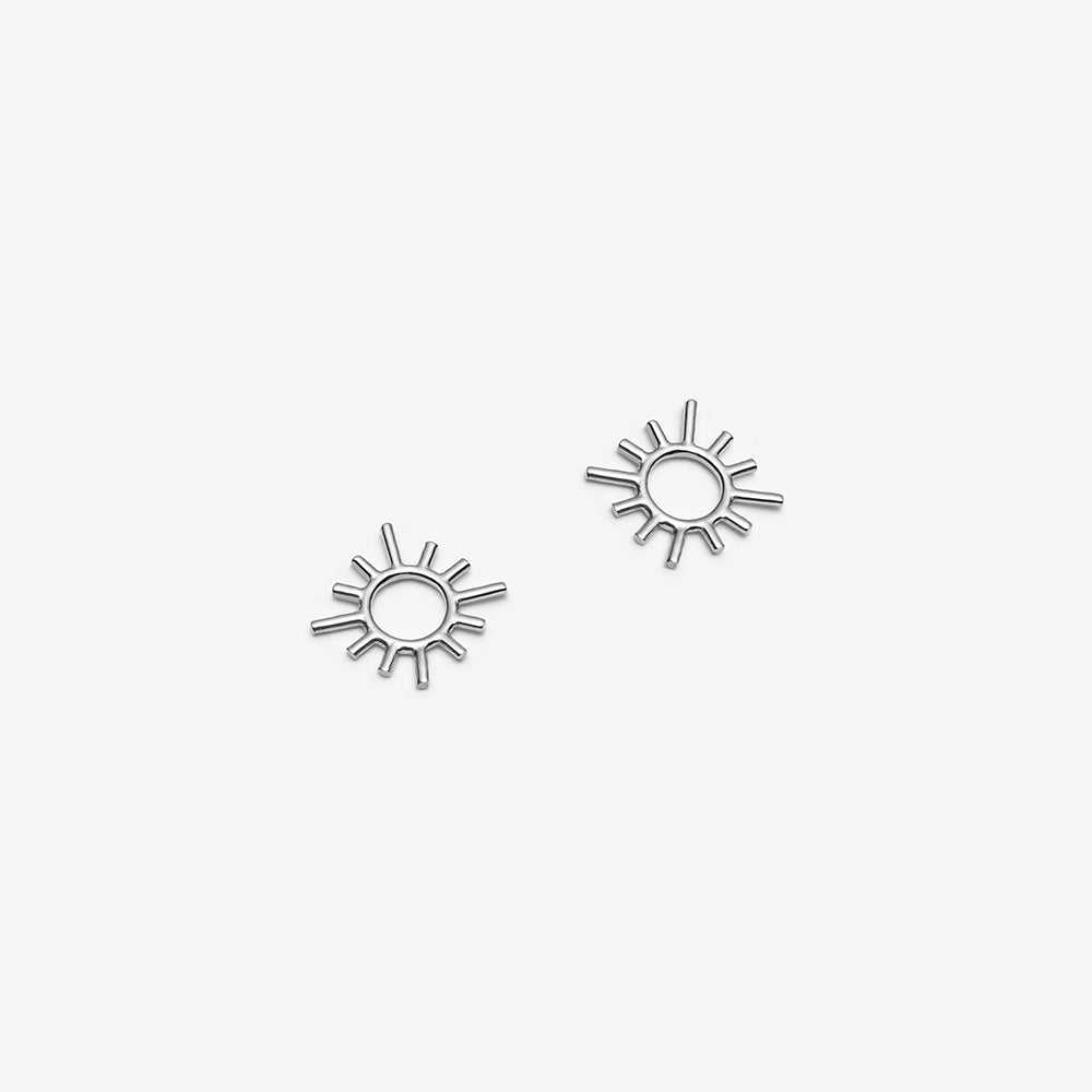 Sun Earrings - Silver - Camillette
