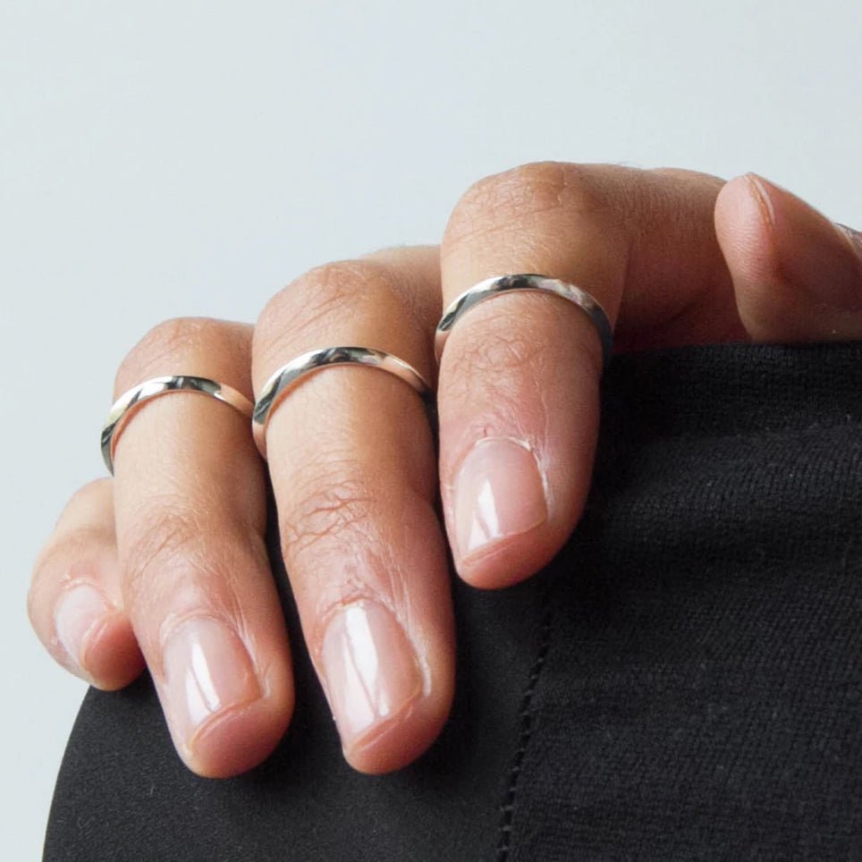 Thin Ring - Sterling Silver or 14k Yellow Gold - Camillette