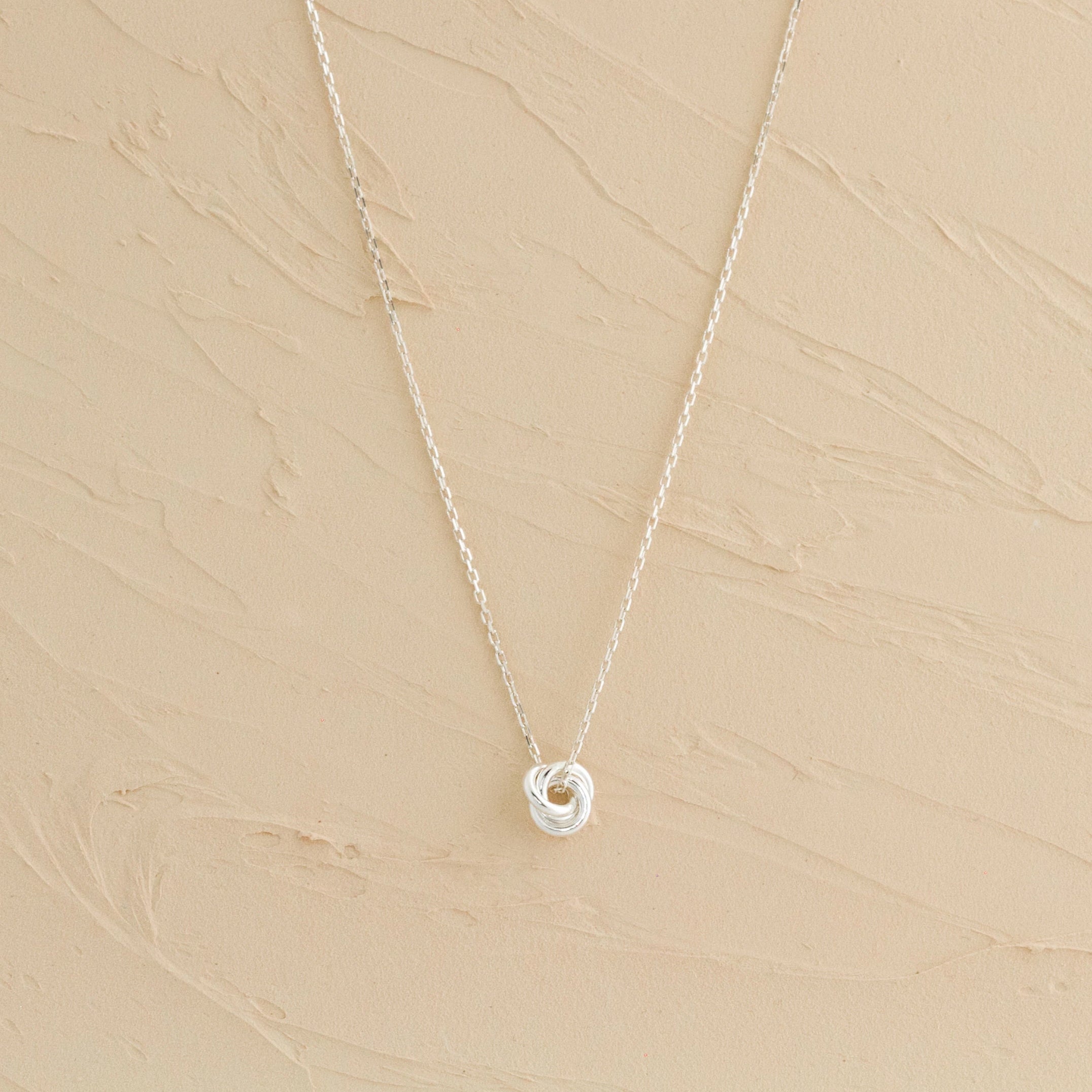 Trois Necklace – Sterling Silver- 30" - Camillette